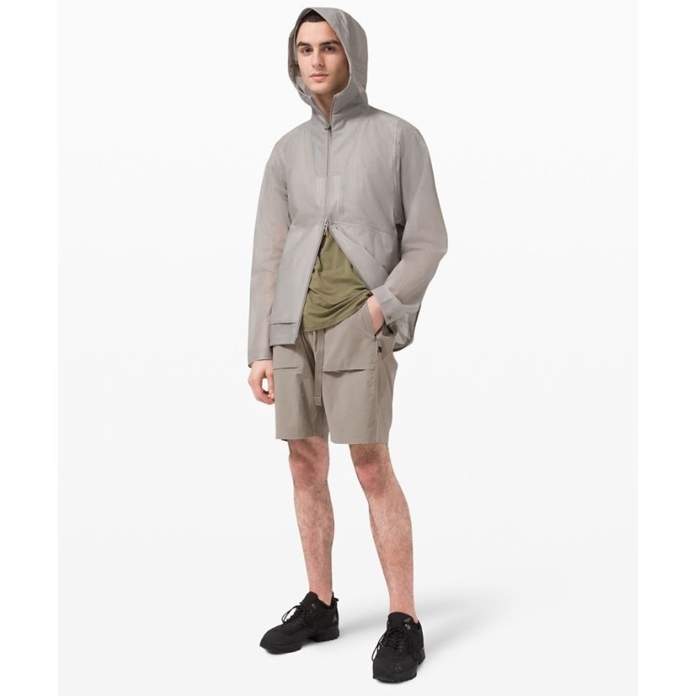 Lululemon LAB Viha Shorts XS Tan 9.5"‎ Trail Climb Gorpcore Nylon